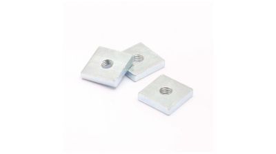 Square steel threaded plate